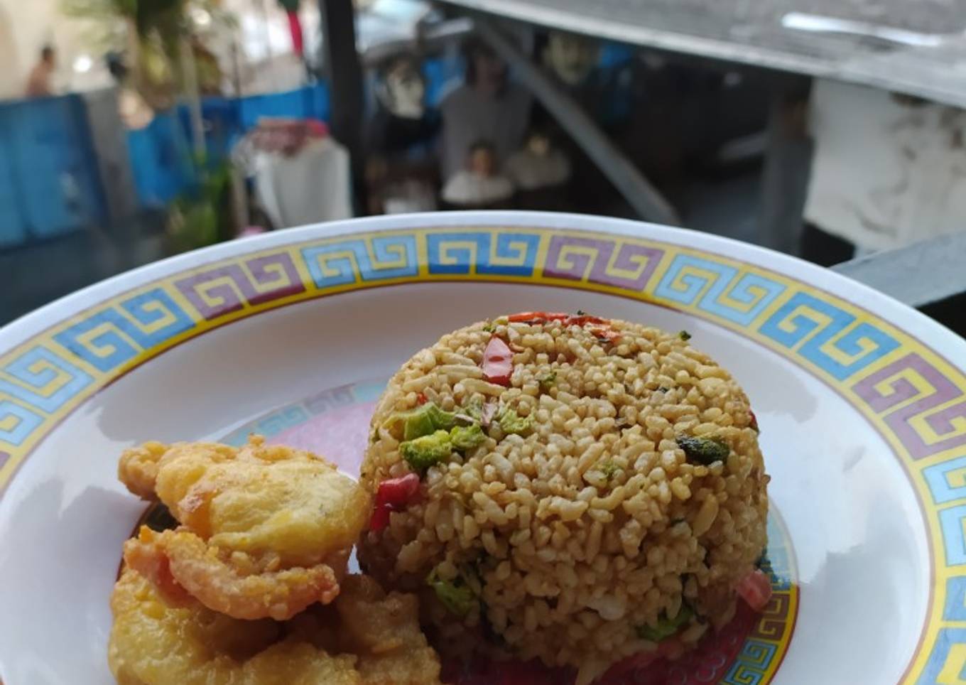 Nasi Goreng Brokoli dan ayam fillet