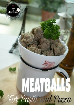 Foto resep MEATBALLS For Pasta and Pizza