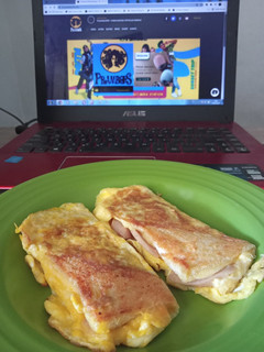 Foto resep Sandwich Roti Omelet