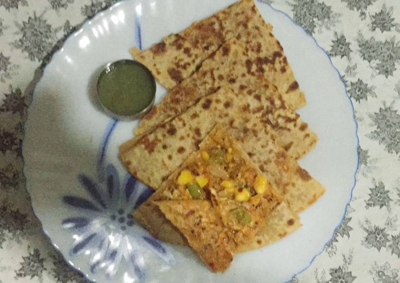 Pizza paratha