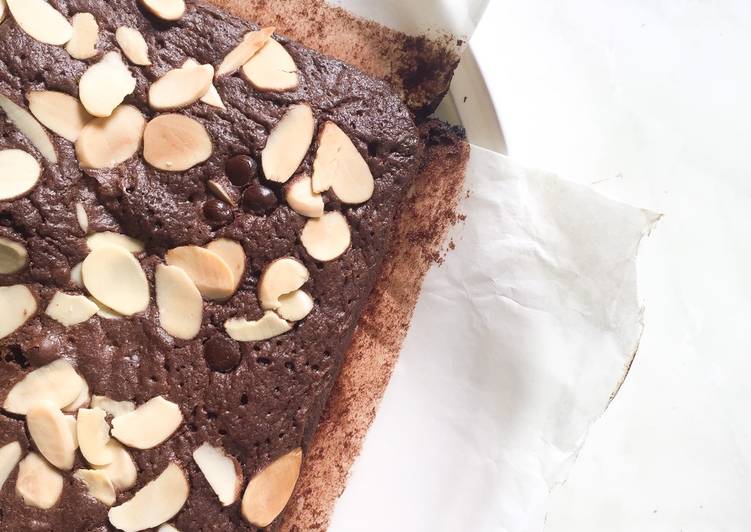 Cara Buat Shiny Crust Brownies Rumahan