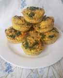 Mini frittatas de huevo con quinoa y espinacas