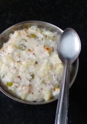 A picture of Moraiya khichdi.