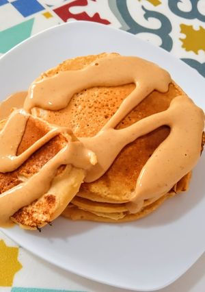 Una foto de Pancakes de avena sin plátano (saludable/fit)