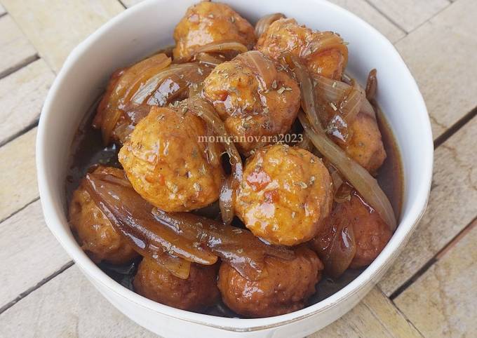 Resep Bola Ayam Saus Tiram Oleh Monica Novara H Cookpad