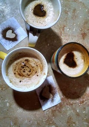 A picture of Cappuccino coffee ☕.