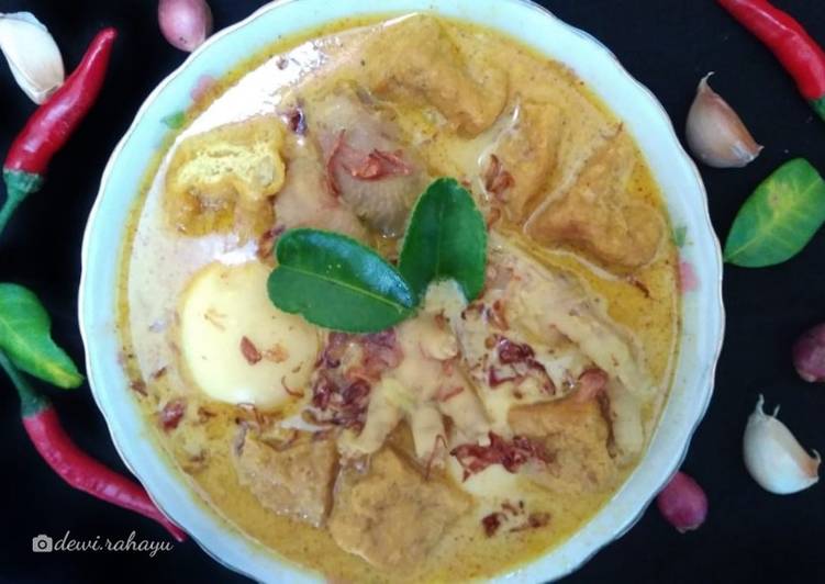 Resep Kari Ceker Ayam mix Tahu gembos&amp;Telur, Sempurna