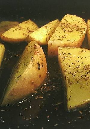 صورة لوصفة بطاطا مشوية بالاوريغانو