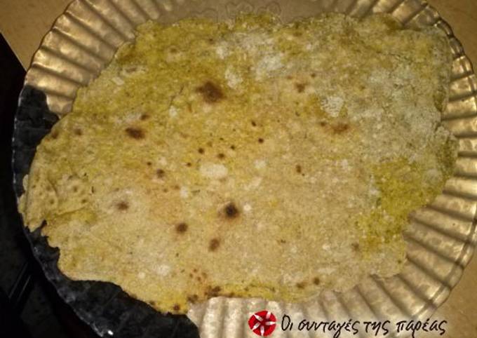 κύρια φωτογραφία συνταγής Εύκολη αράβικη πίτα με αλεύρι ολικής