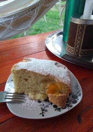 Una foto de Tarta de damascos o durazno