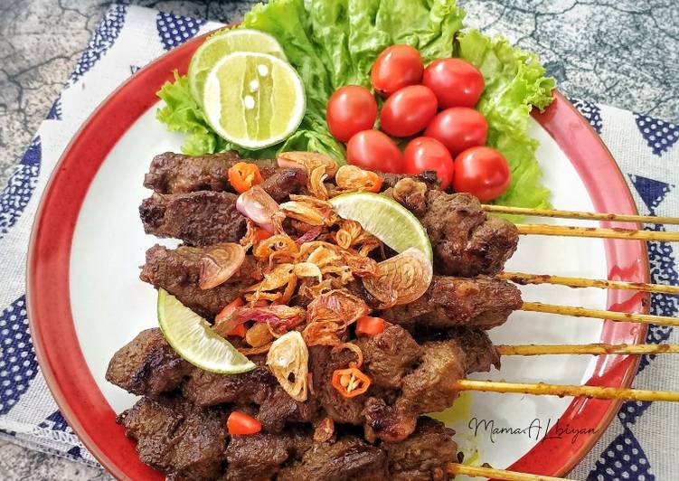 Resep 423. Sate Maranggi Saus Teriyaki Jadi, tidak cukup satu