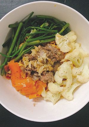 Hình của món Mì xào bò rau củ.