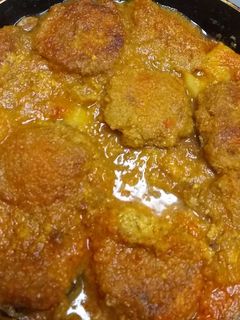 ডালের বড়া তরকারি (daler borar torkari recipe in Bengali) রেসিপির প্রধান ছবি