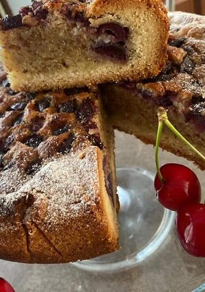 Foto di Crostata frangipane alle ciliegie