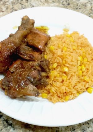 A picture of Dominican-Style Stewed Chicken.