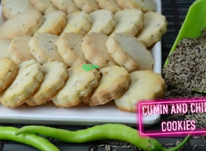 A picture of Cumin And Chilli Cookies.