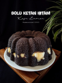 Foto resep Bolu Ketan Hitam Keju Lumer