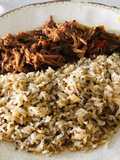 Arroz con especias y semillas