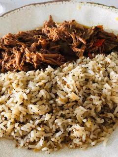 Una foto de Arroz con especias y semillas