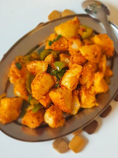 A picture of Fried Chilli Idlis.