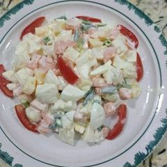 A picture of Macaroni salad.