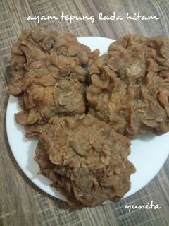 Foto resep Ayam Tepung Lada Hitam