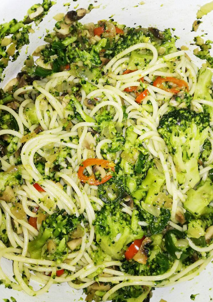 Una foto de Spaghettis de la huerta