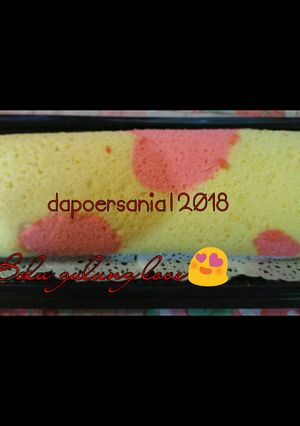 Foto resep Bolu gulung love / roll cake