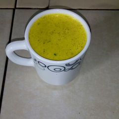 A picture of Immune boosting turmeric tea.