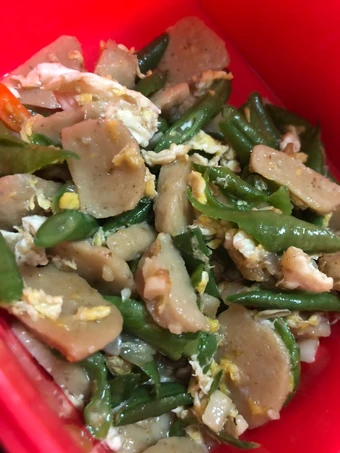 Cara Mudah Membuat Resep Oseng Kacang Panjang mix Telor dan Pentol ala Mamipenk😘 yang Lezat Anti Ribet, Menggugah Selera
