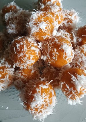 Foto resep Resep Simple Klepon ubi kuning kenyal