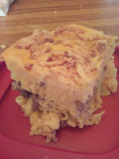 A picture of Baked Mac and Cheese.