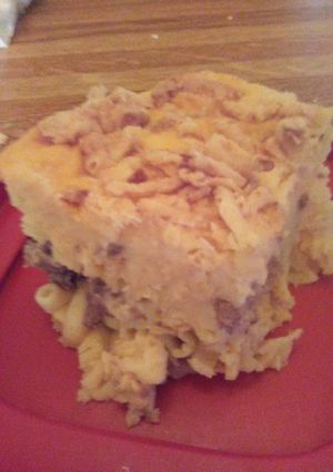 A picture of Baked Mac and Cheese.