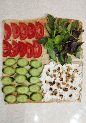 عکسی از دستور لقمه صبحانه یا عصرانه