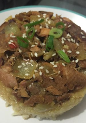 Foto resep Nasi tim ayam