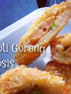 Foto resep Roti Goreng Sosis