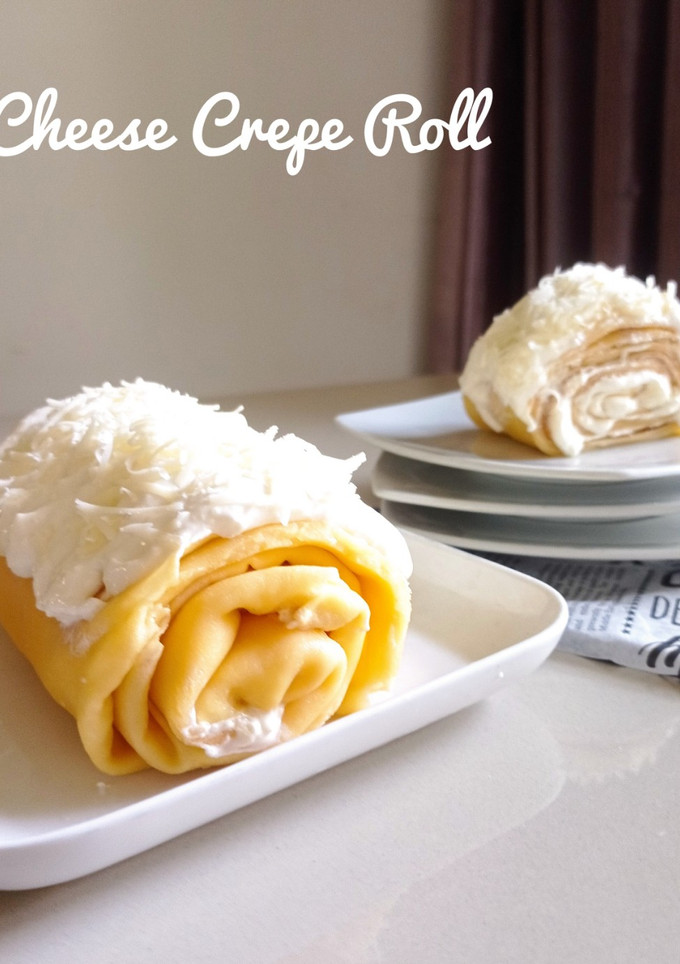Foto resep Cheese Crepe Roll