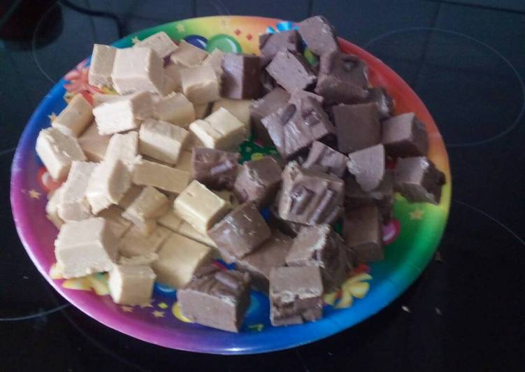 Caramac fudge