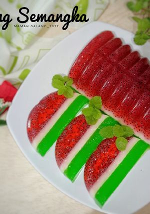 Foto resep Puding semangka
