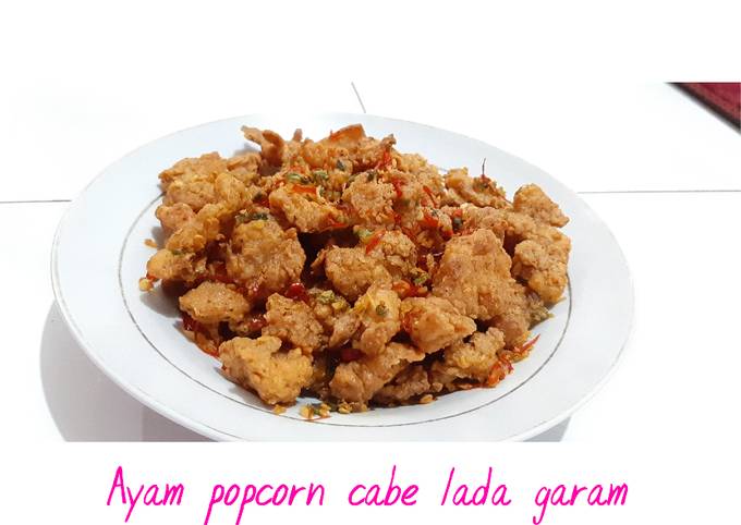 Ayam Popcorn cabe lada garam