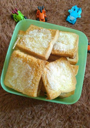 Foto resep Roti tawar kering manis😅 (bagelen/bagelan)