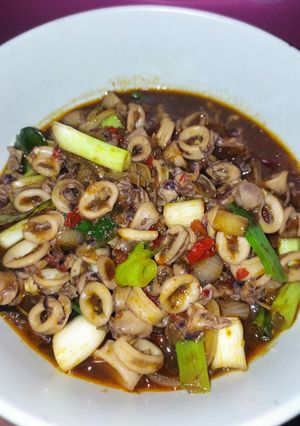 Foto resep Cumi pedas manis