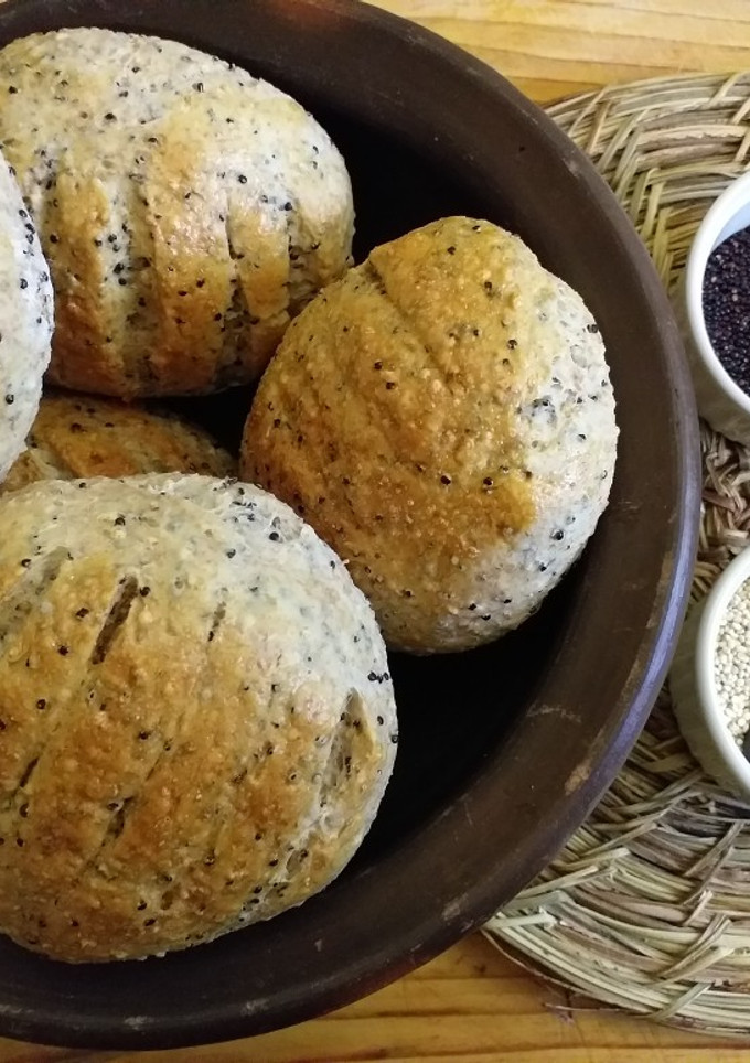 Una foto de Pan integral con quinoa