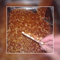 A picture of Peanut chikki.