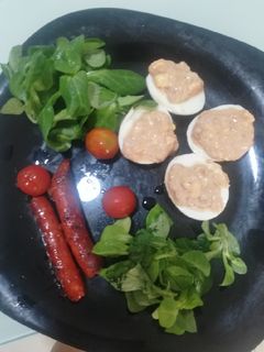 Una foto de Huevos rellenos