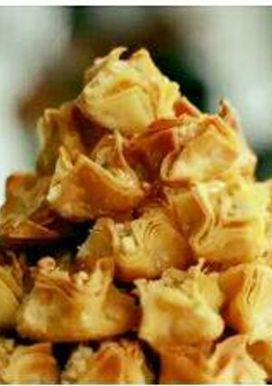 A picture of Pistachio Baklava.