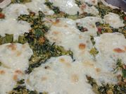 Una foto de acelga a la crema gratinadas