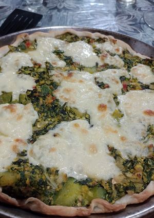 Una foto de Tarta Saludable de Espinaca, Acelga y Zapallitos