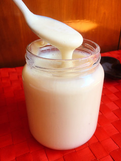 Una foto de Leche condensada saludable