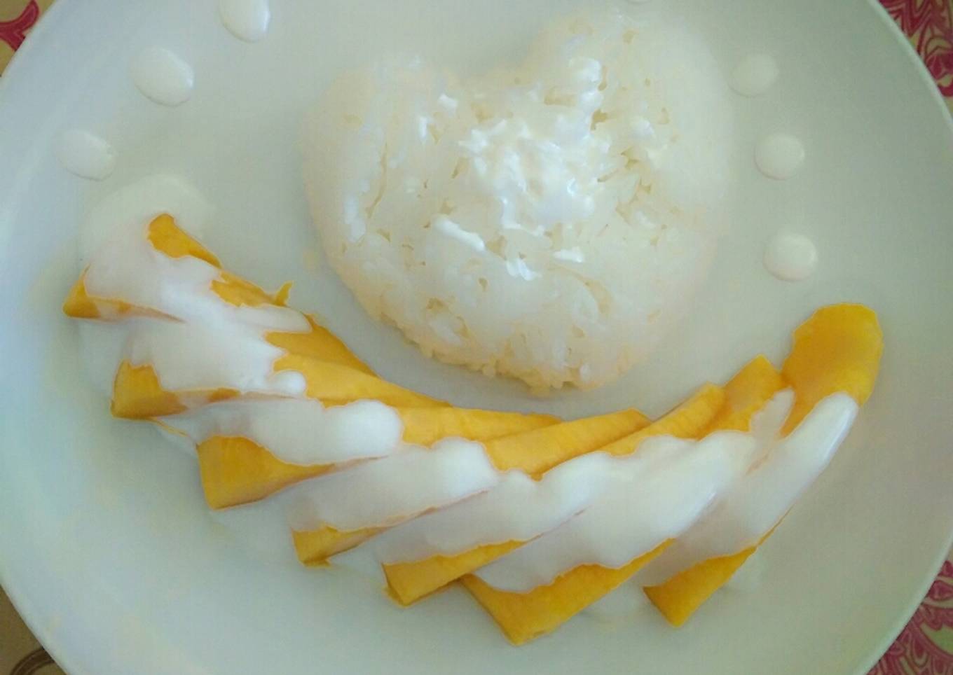 Thai mango sticky rice